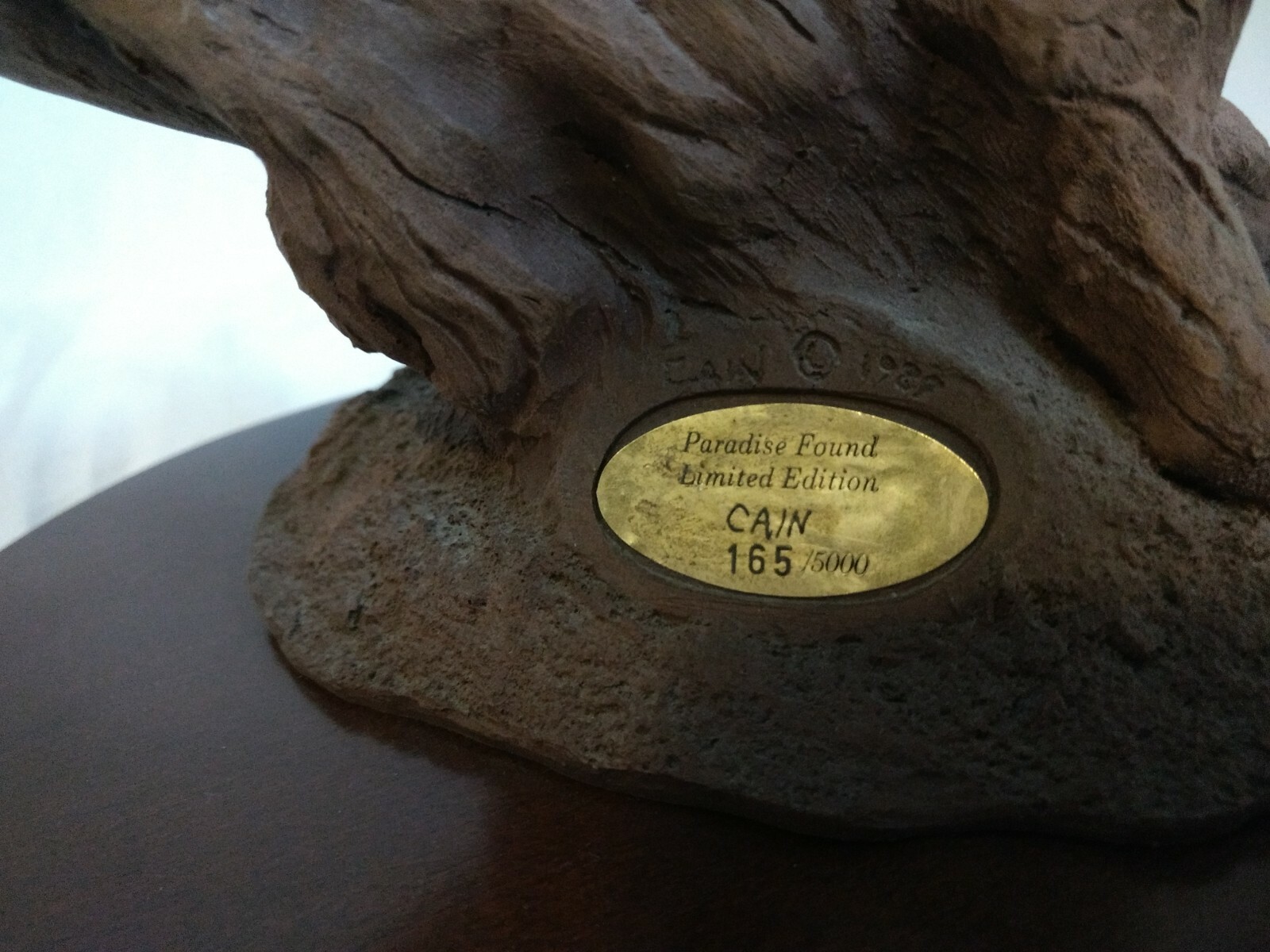 Rick Cain Paradise Found Parrot Sculpture Bird Limited Signed Rare