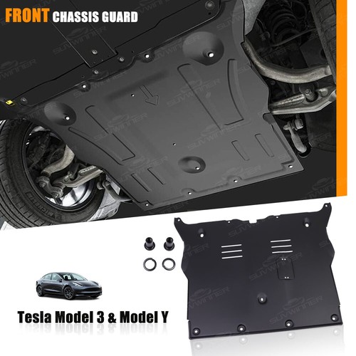 FRONT SKID PLATE 20172023 TESLA MODEL 3 AND MODEL Y UNDER ENGINE GUARD