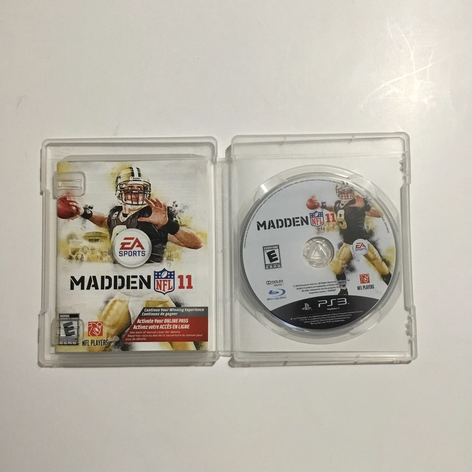 Madden 11 NFL PlayStation 3 Video game ￼2010 ￼Sony Tested And Complete - Image 4 of 4
