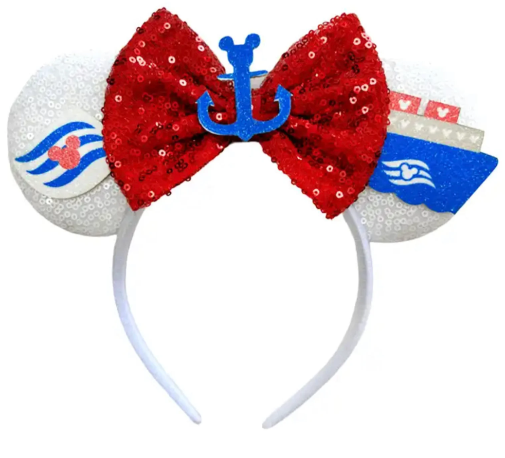 Disney Cruise Line カチューシャ Minnie Mickey Mouse headband Disney cruise ears for ocean cruise