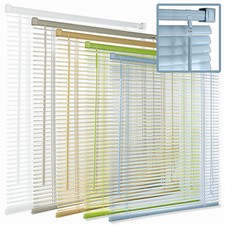 Vista Kunststoff Jalousie Rollo Sichtschutz Jalousien Rollo in tollen 5 Farben