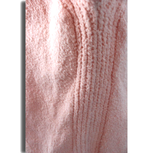 EILEEN FISHER (L) Slub Knit Long Sleeve Sweater Peach - Picture 2 of 4