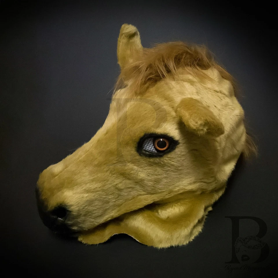 Máscara de Disfraz de Animal | Máscara de Caballo Movedor de Boca Máscara de Novedad Foto 4 de 4