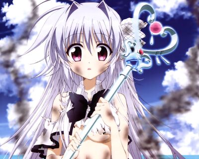 Anime manga juuou mujin no fafnir girls cat girl long Custom Gaming Mat Desk