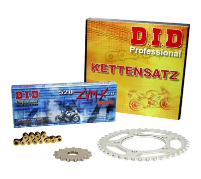 DID Super X-Ring gold Kettenkit Yamaha YFM 700 RSP Raptor Special Ed., 08-13