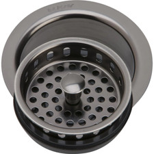 Elkay LKD35AS 3-1/2" Disposal Flange with Removable Basket Strainer, Antique Ste
