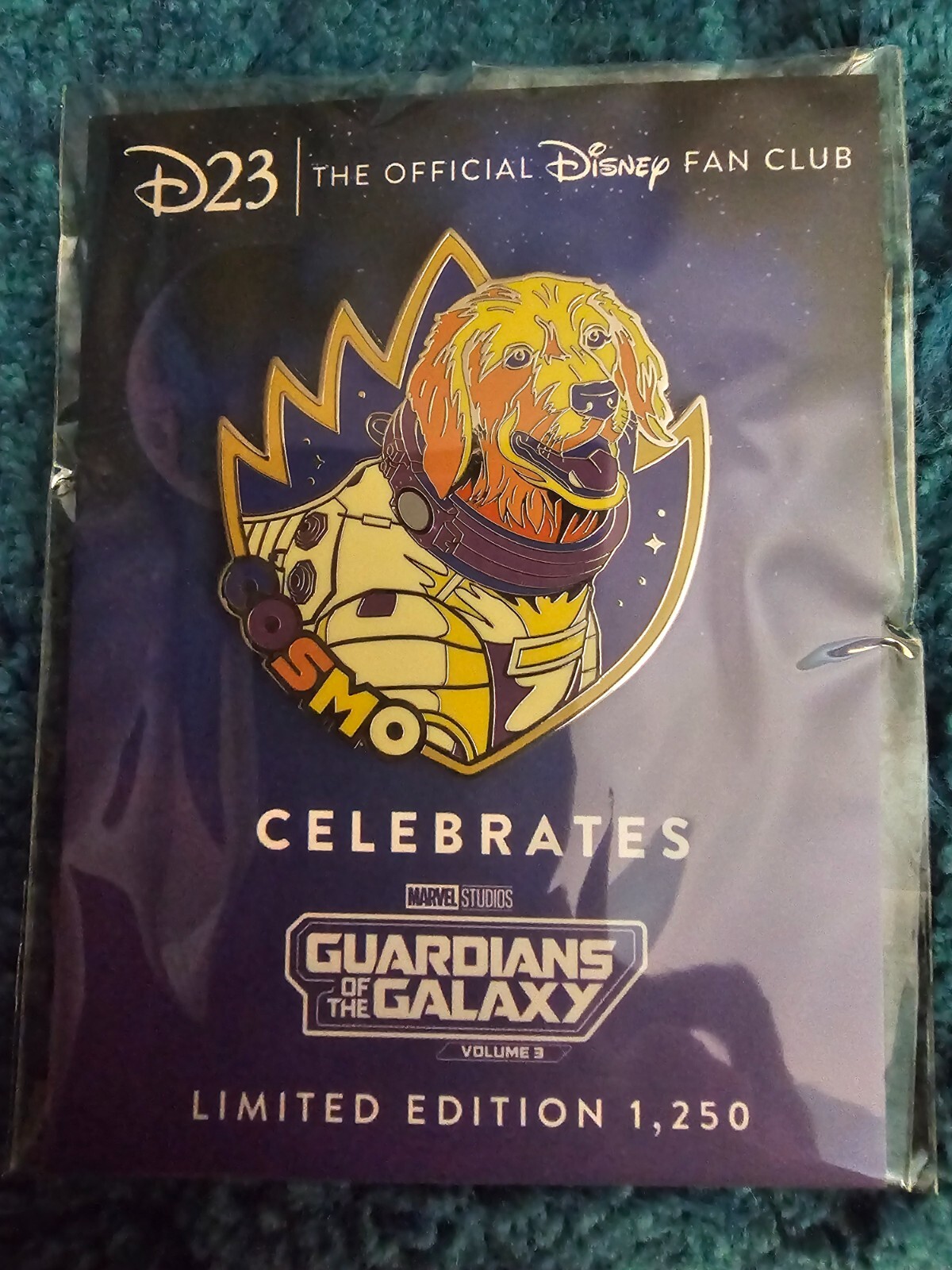 Disney Pin D23 Member Guardians Of The Galaxy Vol 3 Cosmos The Dog LE 1,250