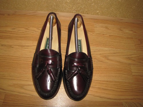 Cole Haan Burgunderrot Quaste Leder Halbschuhe - 8.5D - Bild 2 von 5