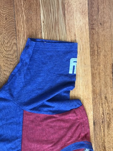 Nike NFL NY Giants T Shirt Womens Size M Blue V Neck Short Sleeve Blue Football - Picture 5 of 9