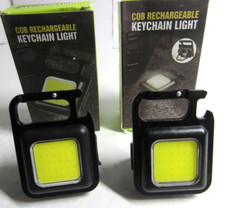 SET OF 2 CAMPING Mini USB charged pocket/keychain flashlight