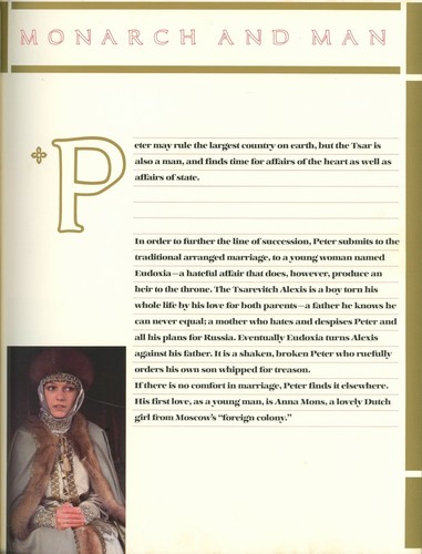 Peter The Great NBC TV Mini Series 1986 Press Kit Schell Redgrave Sharif Olivier - Picture 9 of 12