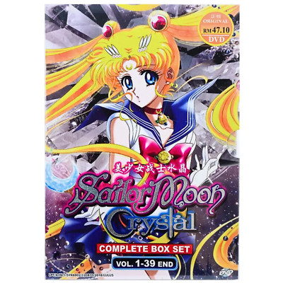 Sailor Moon Crystal Complete Season 1-3 Vol.1-39 End DVD (Eng Dub) + FREE ship