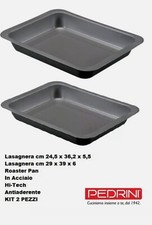 set 2 TEGLIE PEDRINI LASAGNERA 2 Pezzi PROMO 