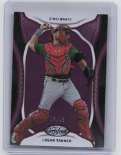 2023 Panini Chronicles #6 Logan Tanner Certified Purple #/49