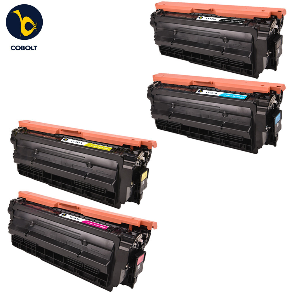 4 CARTUCHOS DE TÓNER 655A se adaptan a HP Color LaserJet MFP M681z M682z (CON CHIP)