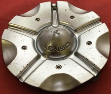 One Used Lenso Silver Metal Centercap No Part 11177