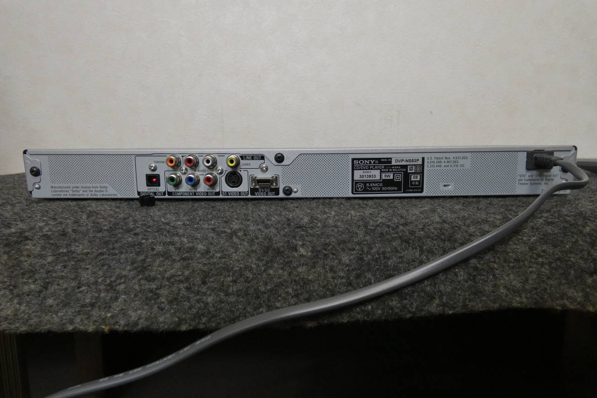 SONY CD/DVD player DVP-NS53P High sound quality syno tune SONY CD/DVD player DVP-NS53P High sound quality syno tune