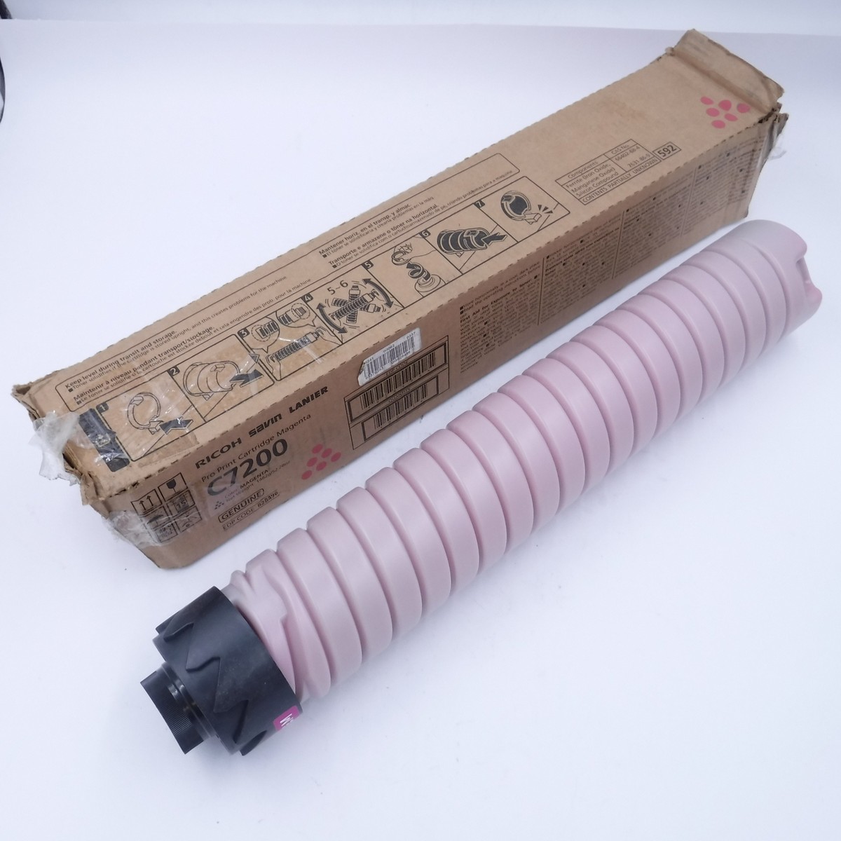 Genuine OEM Ricoh C7200 Magenta Toner 828496 for Ricoh Pro C7210x
