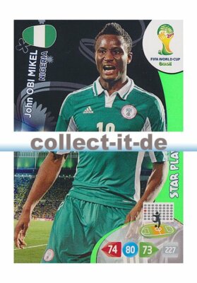 Panini Adrenalyn XL World Cup 2014 - 264 - John Obi Mikel - Star Player
