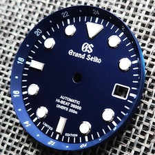 New GRAND SEIKO GS HI BEAT 36000 DIAL DIVERS BLUE NH35 4R35 7S26 SKX007 w/ Ring