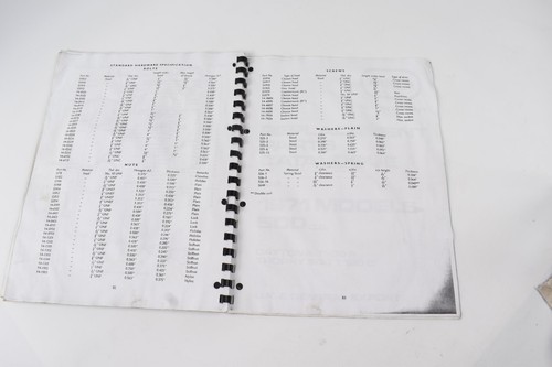 Triumph 500 Daytona T100R Trophy T100C Replacement Parts Catalog 1971 Spiral - Picture 7 of 11