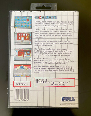 Ghostbusters Sur Sega Master System - Version US NTSC - Bon état Complet