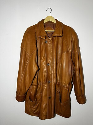 High-Quality Brown Real Leather Jacket   Timeless Investment