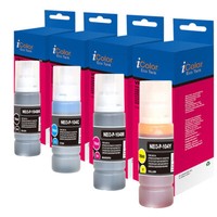 Icolor NachfüLl-Tinten Colorpack FüR Epson, Ersetzt C13T00P140-440, Bk/C/M/Y