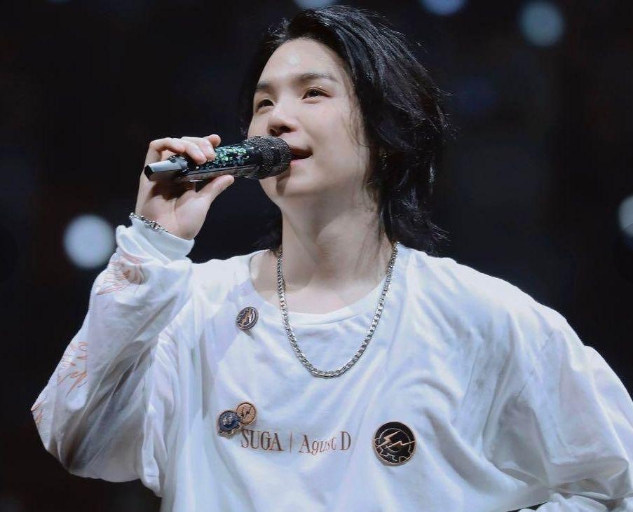 USA Limited Yoongi Wearing Suga T-Shirt Agust D D-Day L | eBay