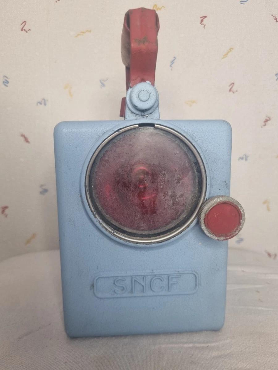 Lampe De Cheminot SNCF Vintage – 1980, Fonctionnelle, Sans Pile, France