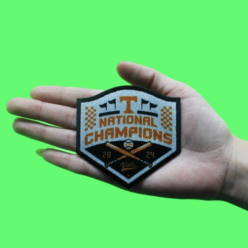 2024 NCAA Men's College World Series Champions Tennessee Volunteers Jersey Patch - Picture 3 of 3