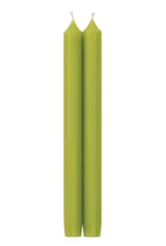 Caspari 10" Straight Taper Candles, Chartreuse - Set of 2 (CA88.2)