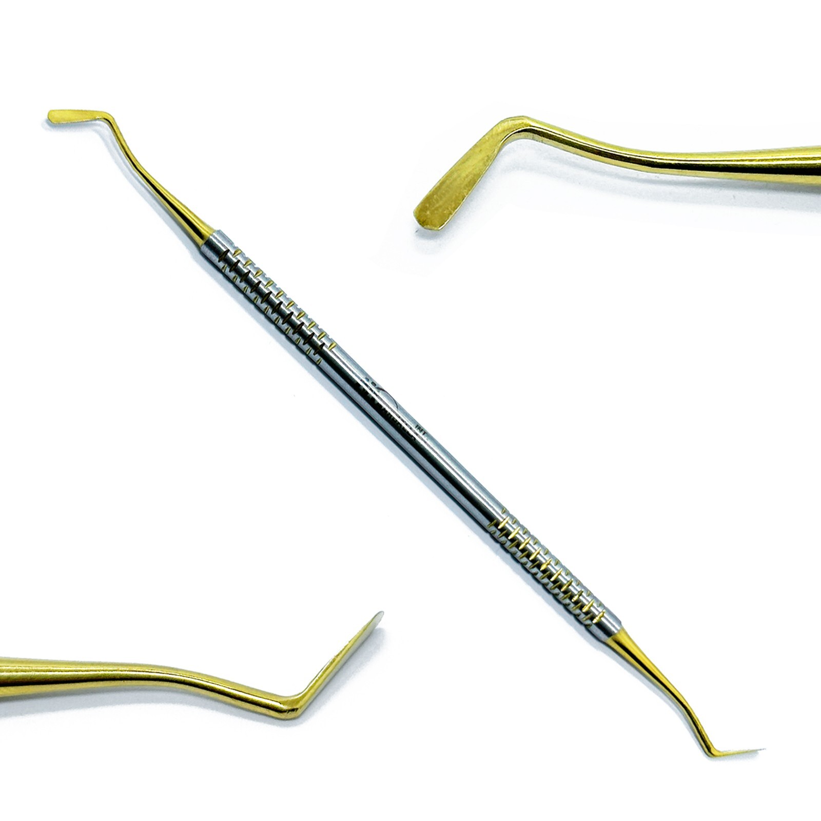 Titanium Gold Tips Dental Flat Plastic Filling Instruments Composite Restorative