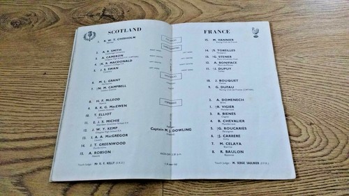Scotland v France Rugby Programmes 1948 - 2012 - Picture 20 of 66
