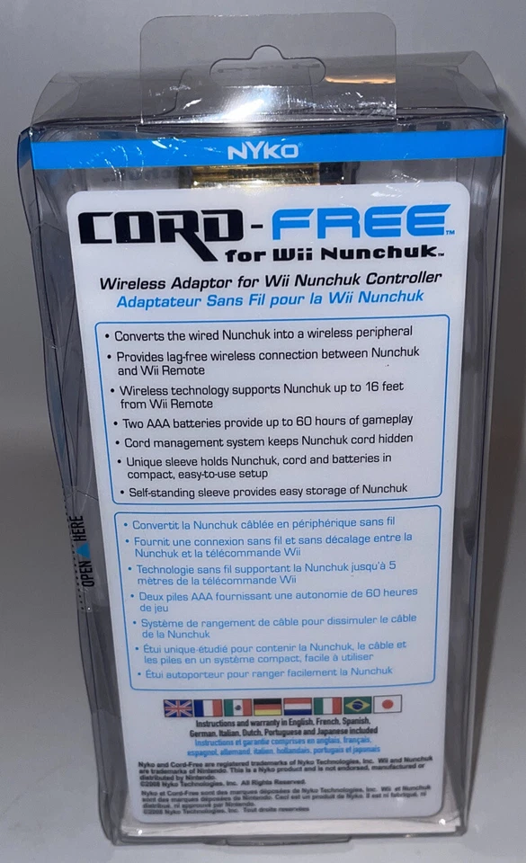 Nyko Wireless "Cord-Free" Nunchuk Attachment/Adaptor - Read Description - Image 3 of 4
