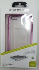 PureGear Slim Shell Pro Cover Case Apple iPhone 6 Plus /6s Plus Pink Clear