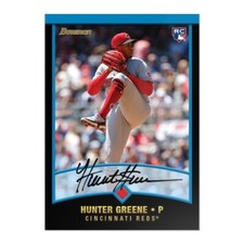 2022 Topps TBT 18 “2001 Bowman” #52 ⚾️ Hunter Greene RC ⚾️ Cincinnati Reds