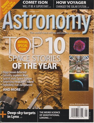 Astronomy January 2013 Top 10 Space Stories of The Year (Special Issue) (Magazin