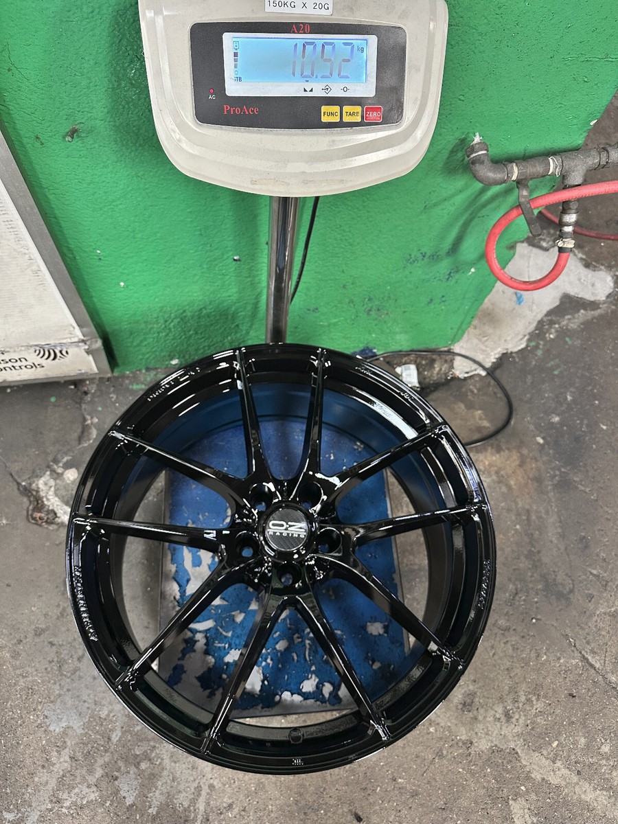 New 20x9 OZ LEGGERA ITALY HLT (4 Wheel) BLACK 5x112 BMW Mercedes
