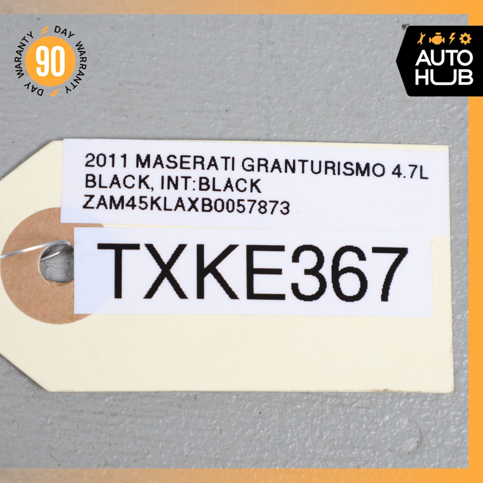 04-19 Maserati GranTurismo M145 Transmission Oil Cooler Line Hose Pipe OEM 56k