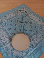 Vintage 1960s Hanging Hook Two-Sided folding Shaving Mirror