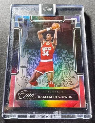 Hakeem Olajuwon 2020-21 Panini One And One 13/99 Silver Rockets #165