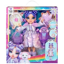 Rainbow High Winter Wonderland Violet Willow Doll Magic Snow Outfit & Snowman