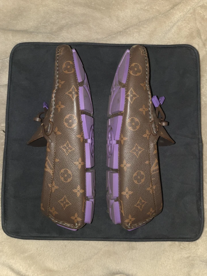 Louis Vuitton LV Driver Moccasin – Virgil Abloh Purple Edition - Image 3 of 4