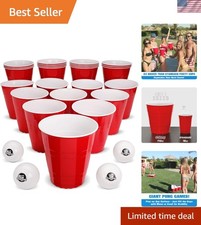 Giant Yard Pong Drinking Game for Adults   Indoor/Outdoor Lawn, Beach, and Ta...