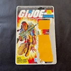 1984 HASBRO GI JOE SPIRIT v1 FIGURE FULL UNCUT 32 BACK FILE CARD - AUTHENTIC