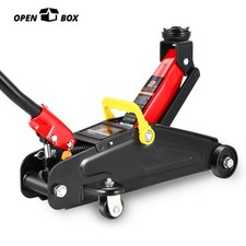 Open Box2 Ton Steel Portable Car Lifting Hydraulic Trolley Garage Floor Jack