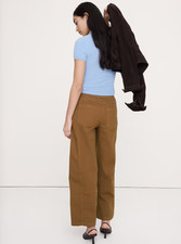 Hot Selling Banana Republic Mid-Rise Relaxed Painter Pull-On Pant - Bronze Brown