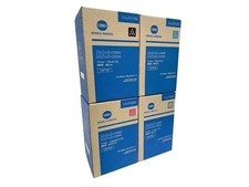 KONICA MINOLTA TNP49 Full Set of 4 TONER Cartridges, C3851 C3851FS C3351