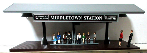 Plataforma de estación de pasajeros MTH RailKing 30-9107 operativa Middletown nueva | Zustand: New